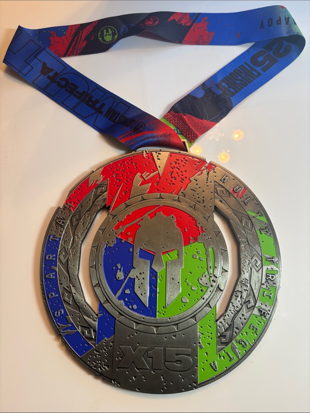 Spartan 15X Trifecta Medal Multifecta